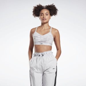 Reebok Hero Medium-Impact Strappy Bh Damen - Grau - DE 547-IPA